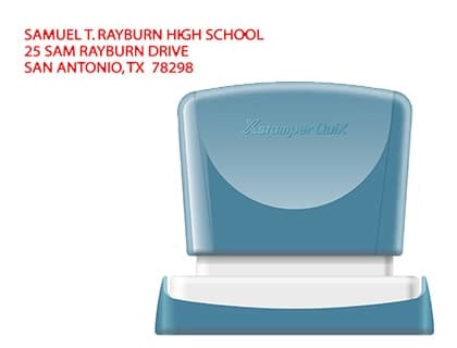 Sello x'stamper quix personalizable medidas 14x60 mm q-14