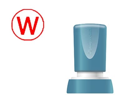 X'stamper Sello x'stamper quix personalizable redondo diametro 20 mm q-34