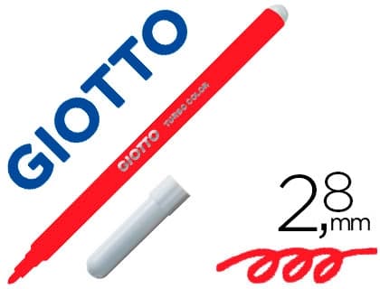 Giotto Rotulador giotto turbo color lavable punta bloqueada unidad