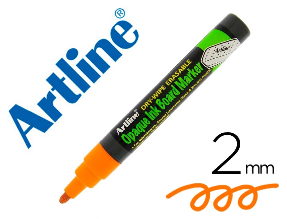 Rotulador artline pizarra epd-4 fluorescente opaque ink board punta redonda 2 mm