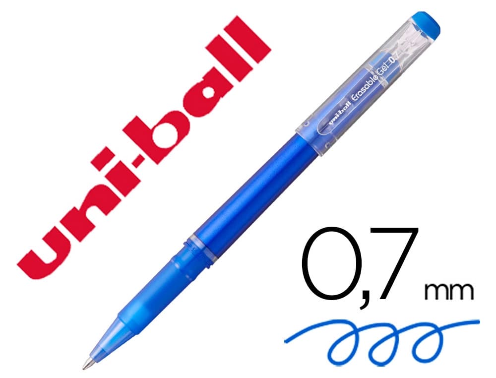 Uniball Rotulador uni-ball roller uf-222 tinta gel borrable 0,7 mm