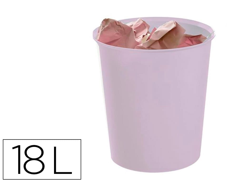 Archivo 2000 Papelera plastico archivo 2000 ecogreen 100% reciclada 18 litros 290x310 mm