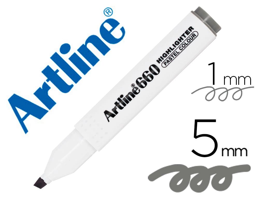 Artline Rotulador artline fluorescente ek-660 punta biselada