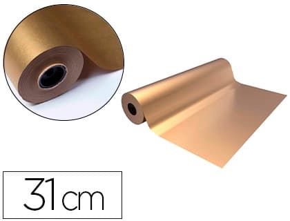 Basika Papel de regalo basika metalizado bobina ancho 31 cm longitud 80 m