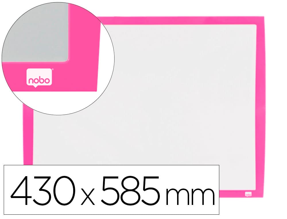 Nobo Pizarra blanca nobo magnetica marco 430x585 mm