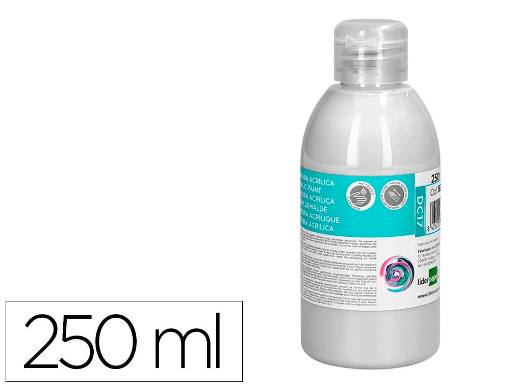 Pintura acrilica liderpapel bote de 250 ml