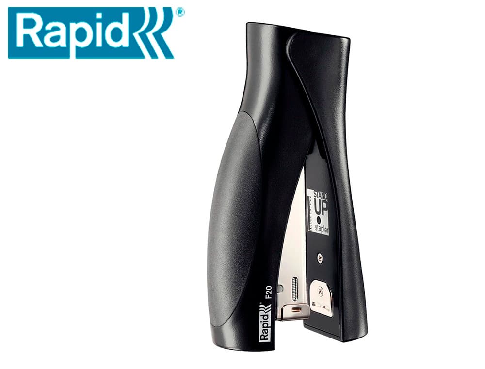 Rapid Grapadora rapid vertical ultimate f20 plastico capacidad de grapado 20 hojas usa grapas 24/6 26/6