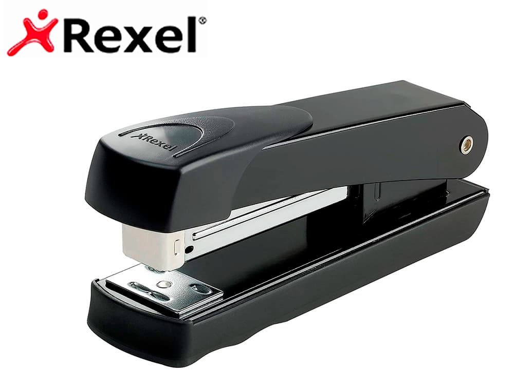 Rexel Grapadora rexel meteor metalica capacidad de grapado 20 hojas usa grapas 24/6 26/6