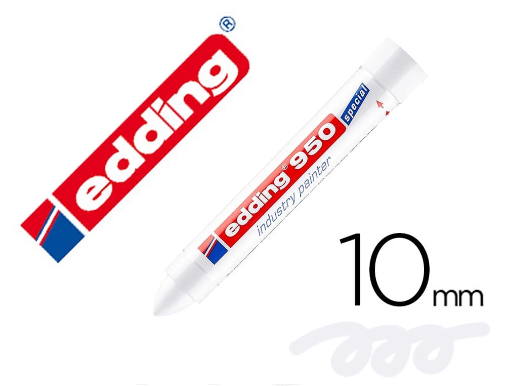 Edding Marcador permanente blanco Edding 950