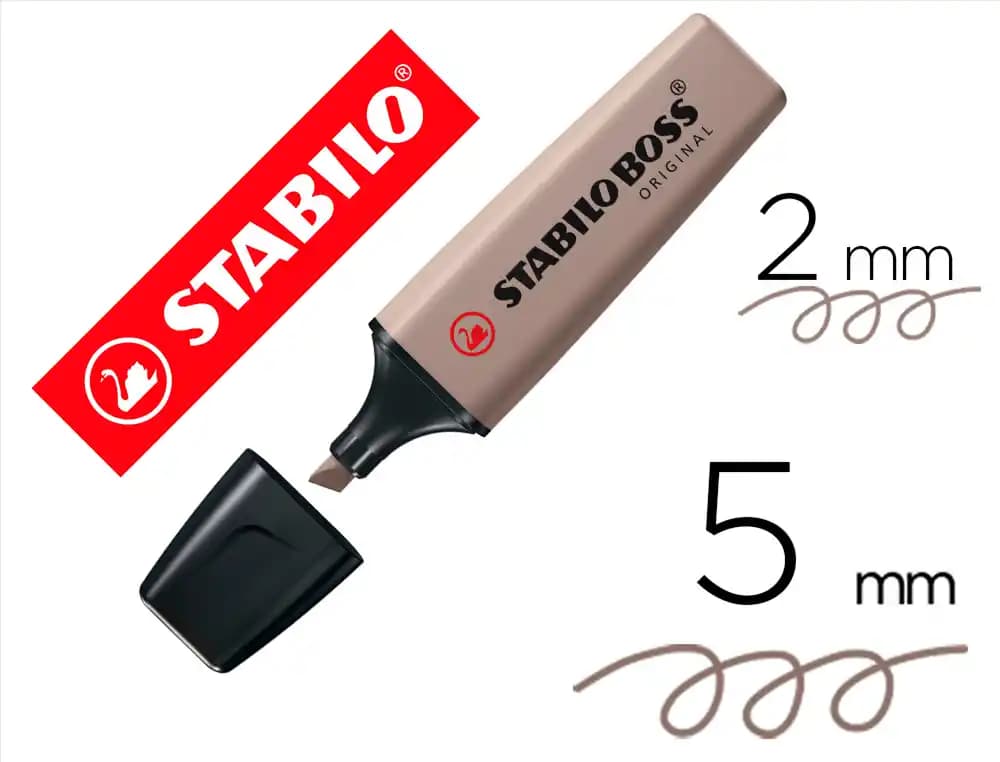 Rotulador fluorescente Stabilo Boss Original 70 – Gris cálido