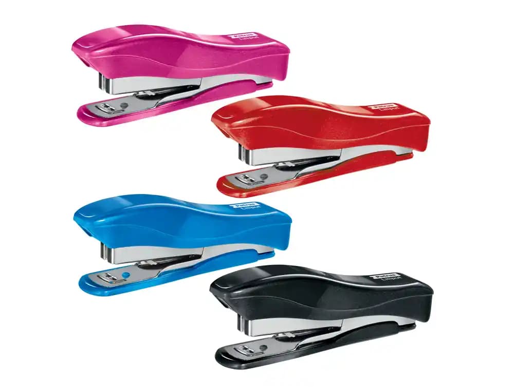 Petrus Grapadora petrus liliput 200 wow capacidad 12 hojas + caja grapas 23/6 colores surtidos