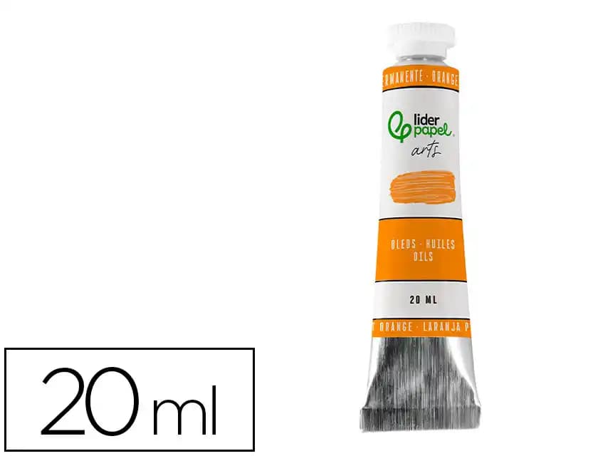 Pintura al oleo liderpapel tubo de aluminio de 20 ml permanente