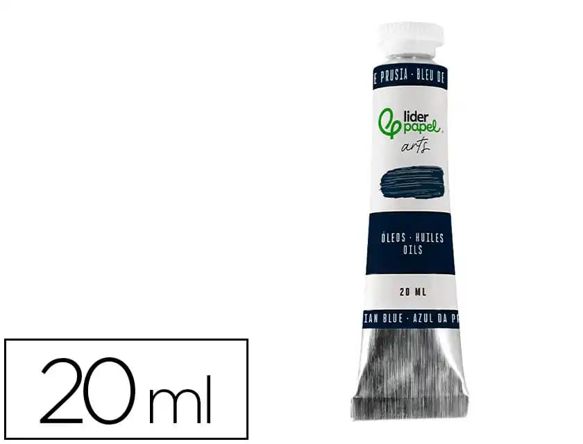 Liderpapel Pintura al oleo liderpapel tubo de aluminio de 20 ml color azul de prusia