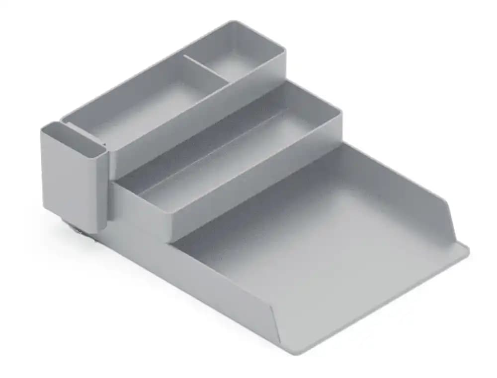 Q-connect Bandeja sobremesa plastico q-connect organizador de escritorio con 4 departamentos