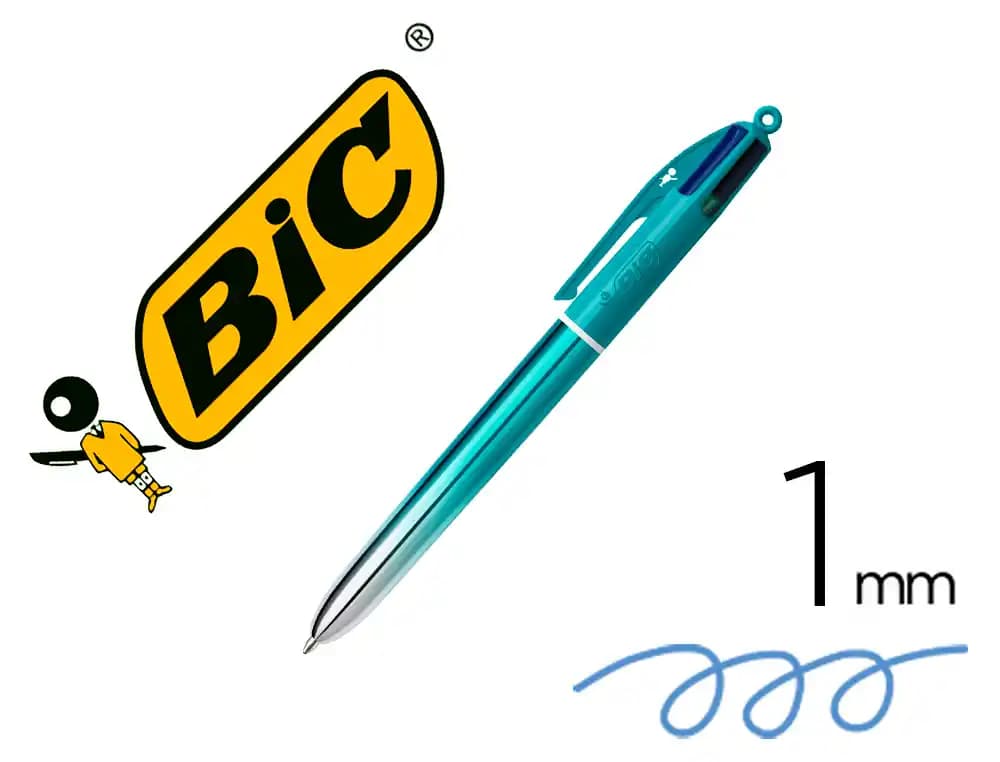 Bic Boligrafo bic cuatro colores smooth gradiente