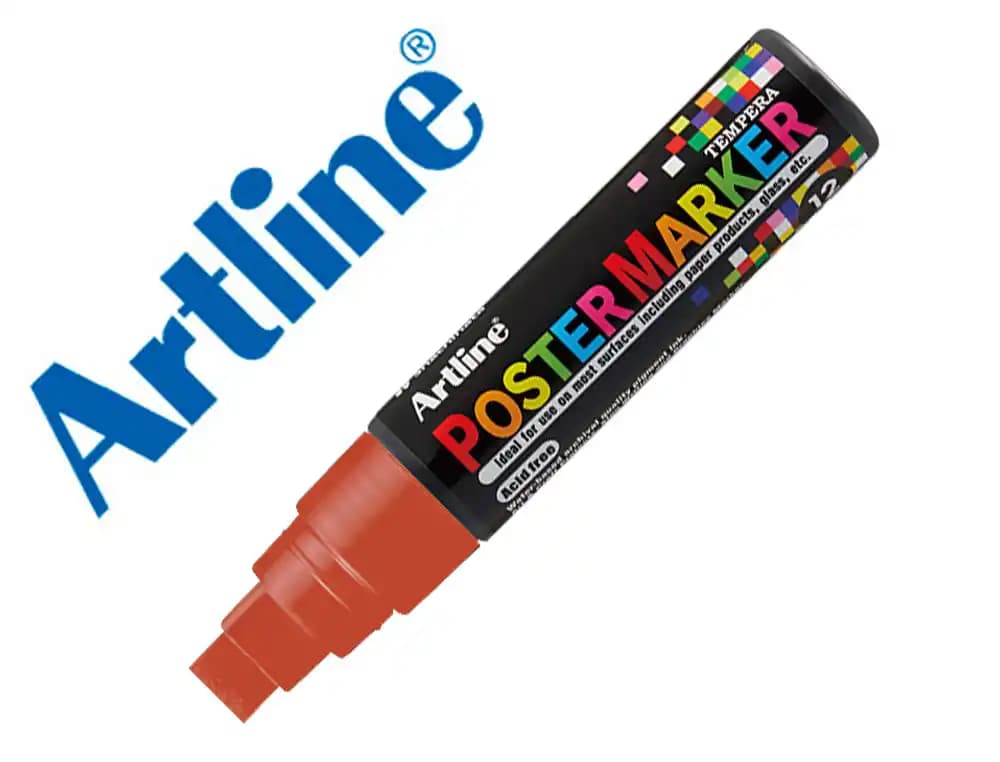 Rotulador artline poster marker epp-12 punta rectangular 12 mm
