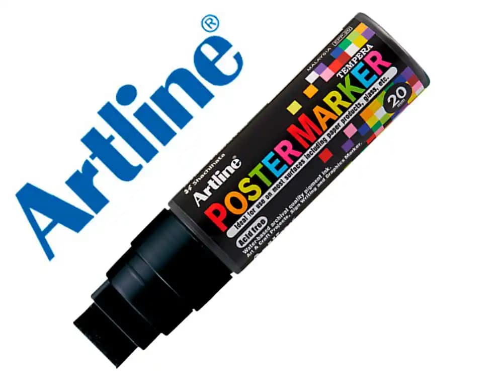 Artline Rotulador artline poster marker epp-20 punta rectangular 20 mm