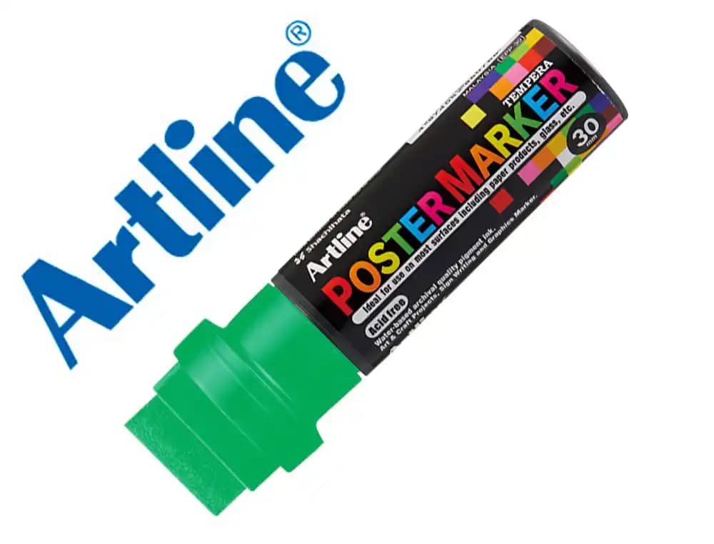 Rotulador artline poster marker epp-30 punta rectangular 30 mm