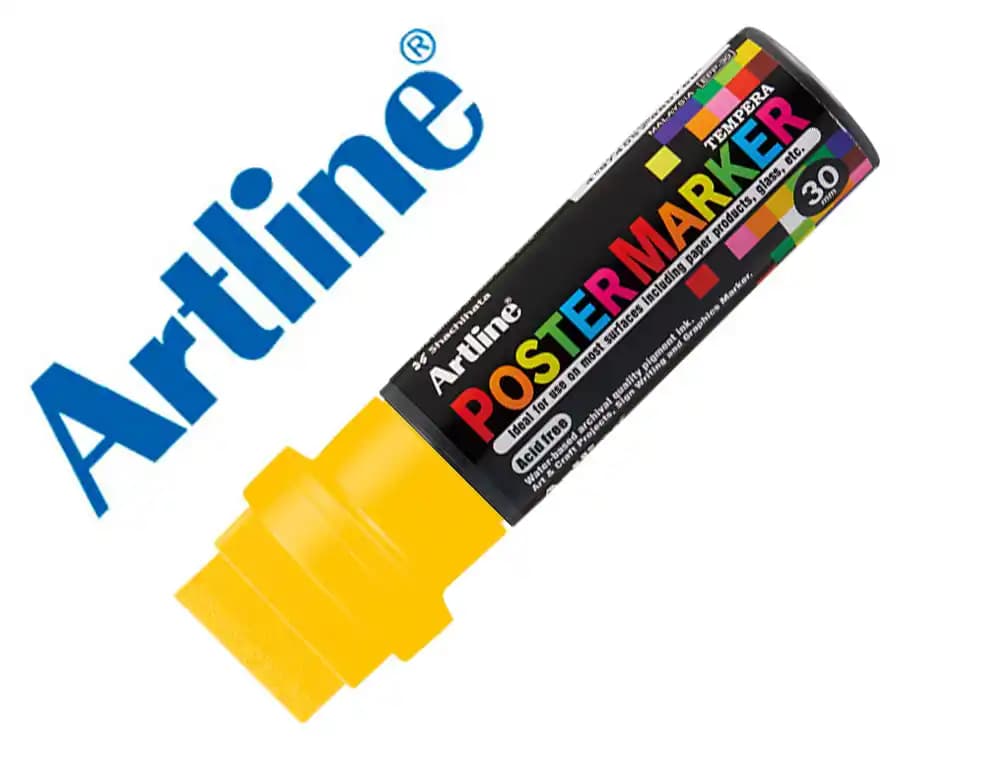 Artline Rotulador artline poster marker epp-30 punta rectangular 30 mm