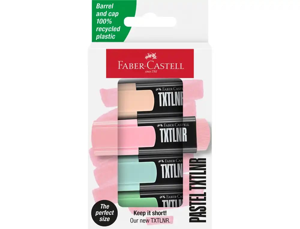 Rotulador faber castell fluorescente textliner 38