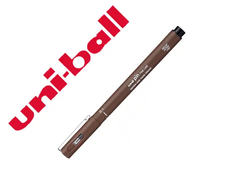 Uniball Rotulador uniball pin calibrado micrometrico 0,5 mm