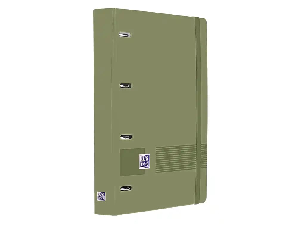 Oxford Carpeta 4 anillas oxford europeanbinder live&go tapa polifoam din a4 + recambio 120 hojas cuadro 5 mm