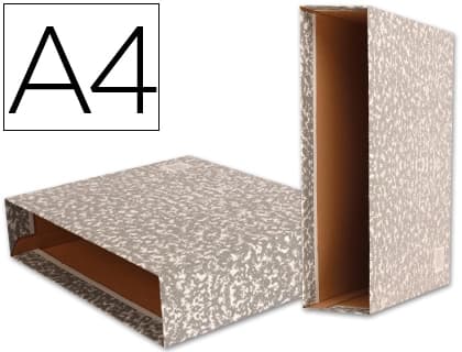 Caja archivador liderpapel classic red a4