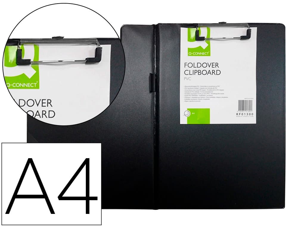 Q-connect Carpeta q-connect miniclips plastico din a4