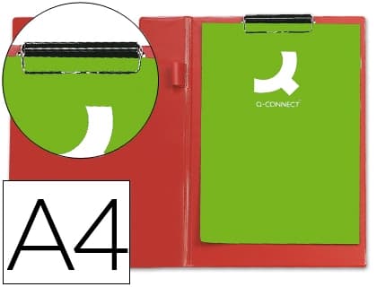 Carpeta q-connect miniclips plastico din a4 negra