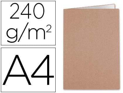 Liderpapel Subcarpeta liderpapel kraft interior blanco