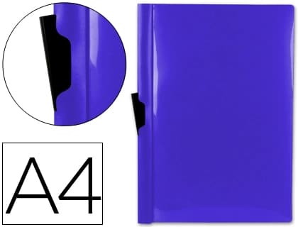 Liderpapel Carpeta liderpapel dossier pinza lateral polipropileno din a4 60 hojas pinza deslizante