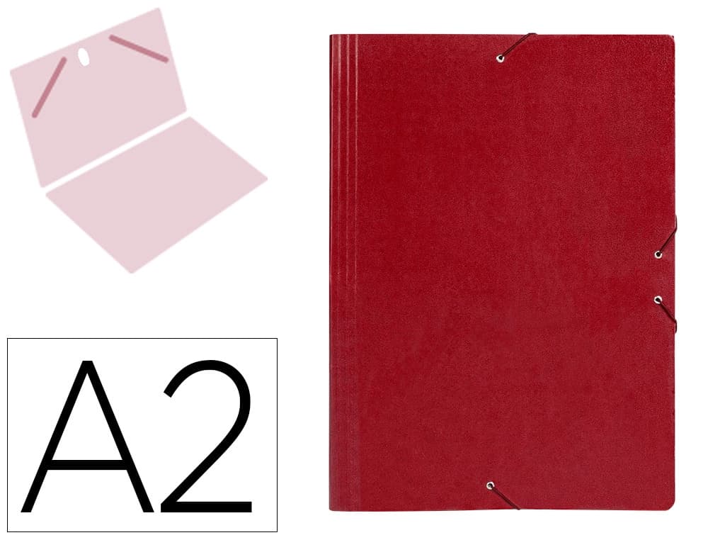 Liderpapel Carpeta planos liderpapel a2 carton gofrado n 12