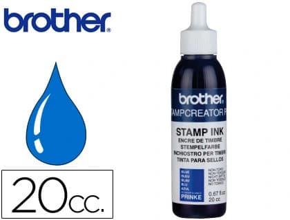 Tinta brother para sellos automaticos bote de 20 cc