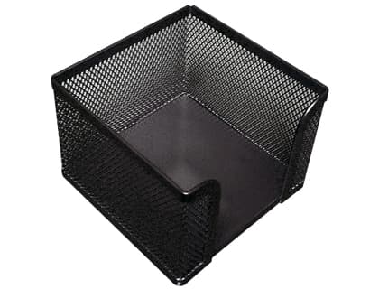 Q-connect Soporte taco de papel q-connect metalico rejilla 95x95x80 mm