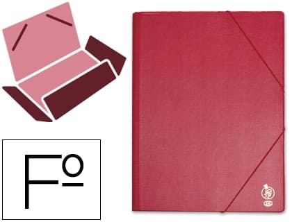 Liderpapel Carpeta Liderpapel gomas tres solapas plástico folio · gama clásica