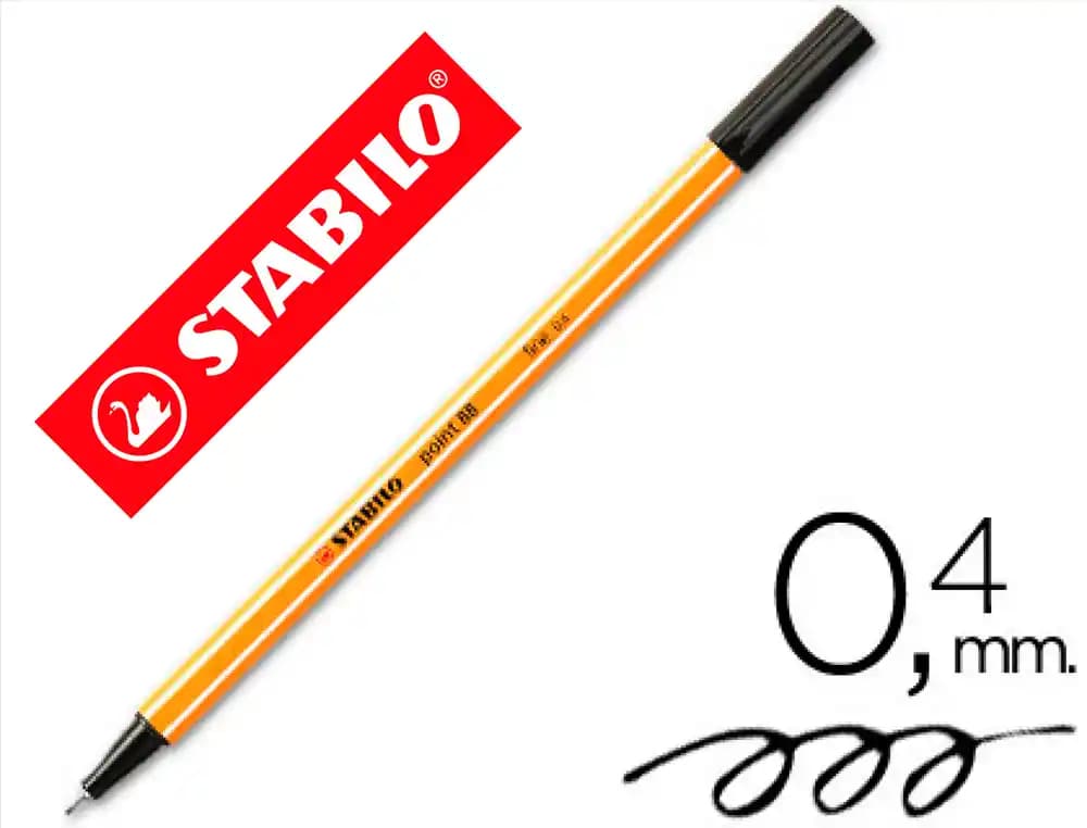 Stabilo Rotulador stabilo point 88 fine liner 0,4 mm