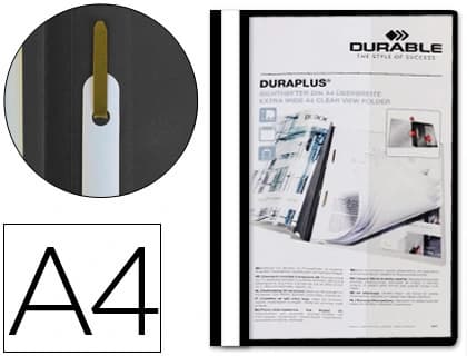 Durable Carpeta duraplus din a4+ extra ancho con fastener durable