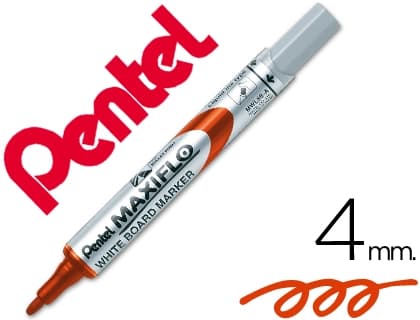 Pentel Rotulador maxiflo pentel para pizarra blanca