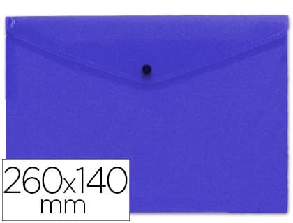 Liderpapel Carpeta liderpapel dossier broche polipropileno tamaño sobre americano 260x140 mm translucido
