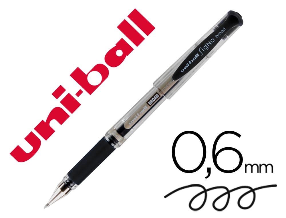 Boligrafo uni-ball um-153 signo broad 1 mm tinta gel