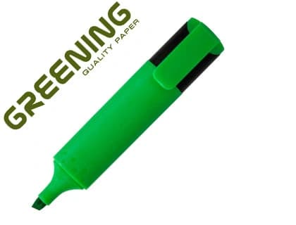 Zendesk Rotulador zendesk fluorescente punta biselada verde