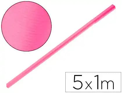 Papel kraft Liderpapel en rollo de 5 × 1 m – Rosa