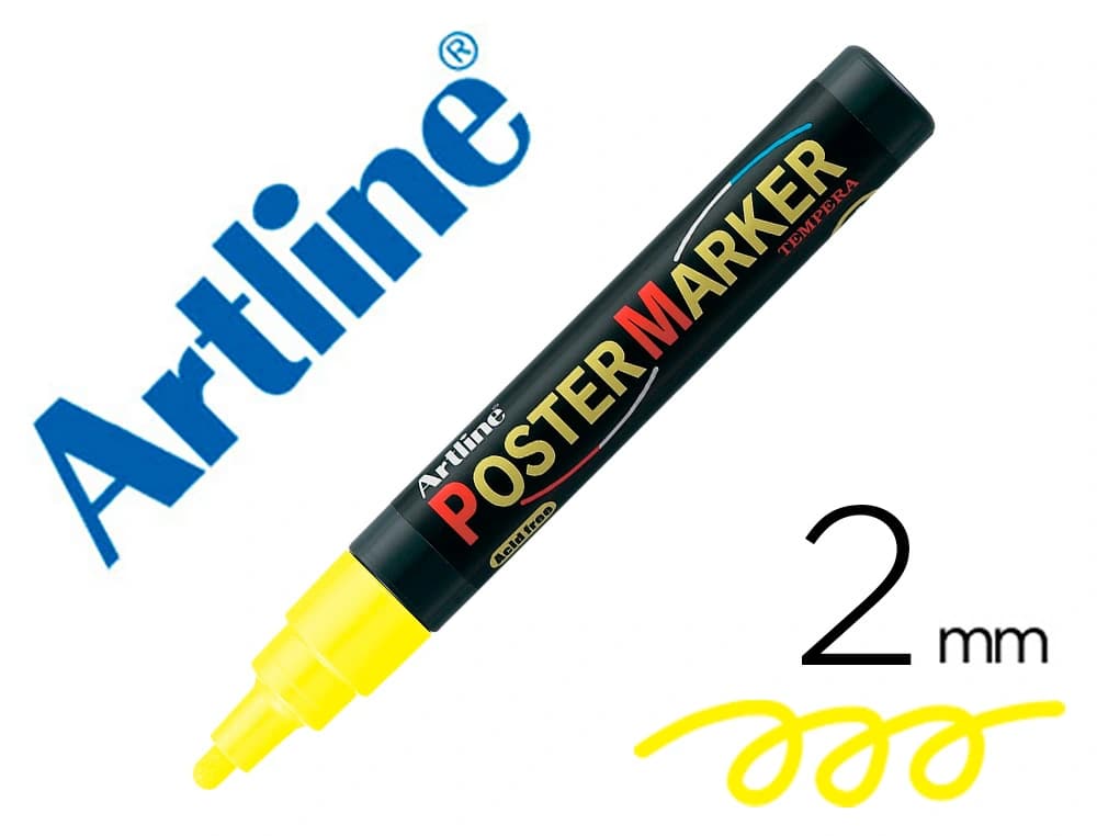 Rotulador artline poster marker epp-4-nar flu punta redonda 2 mm