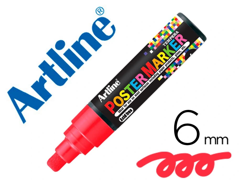 Artline Rotulador artline poster marker epp-6 punta redonda 6 mm