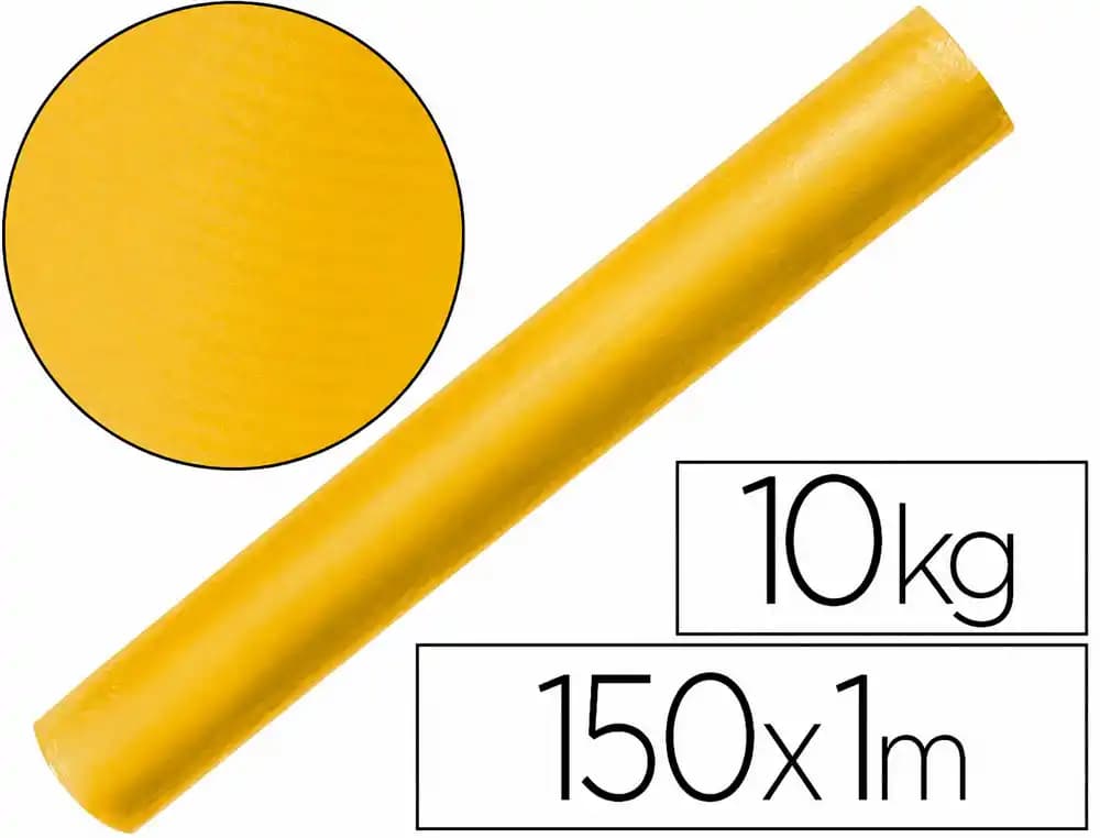 Papel kraft verjurado liderpapel ancho 1 m longitud 150 m gramaje 65 gr peso 10 kg