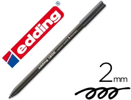 Edding Rotulador edding punta fibra 1300 punta redonda 2 mm