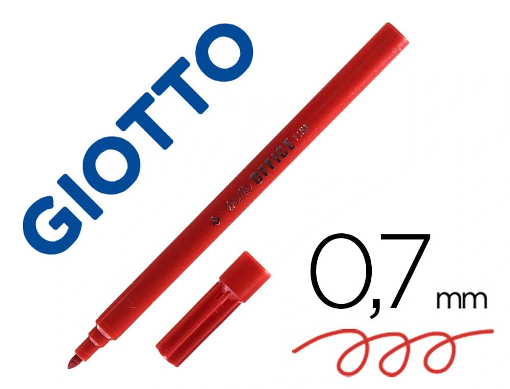 Tratto Rotulador tratto office fine punta de fibra trazo 0,7 mm