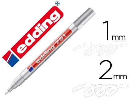 Edding Rotulador permanente blanco Edding 751