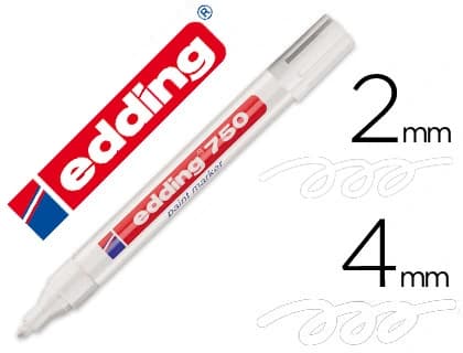 Edding Rotulador permanente blanco Edding 750