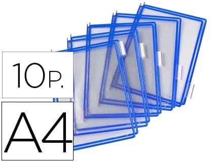 Funda para portacatalogo djois din a4 colores surtidos pack de 10 unidades
